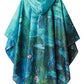 Adults Rain Poncho Waterproof Raincoat Hood with Pocket