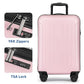 Carry on luggage 22x14x9 Airline Approved Hardshell Suitcase