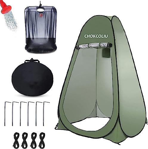 Pop up Shower Tent & 20L Solar Shower Bag Combo