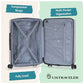 Boren Expandable Hardside Rugged Travel Luggage with 8 Spinner Wheels (2 Piece)