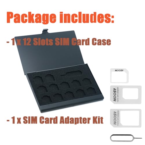 Aluminum SIM Card Case (13 Count)