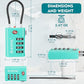 TSA Approved Luggage Locks with Search Alert Indicator (2 Count)