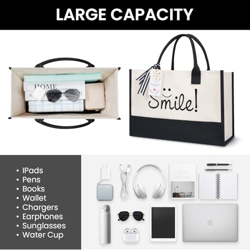 Initial Tote Bag