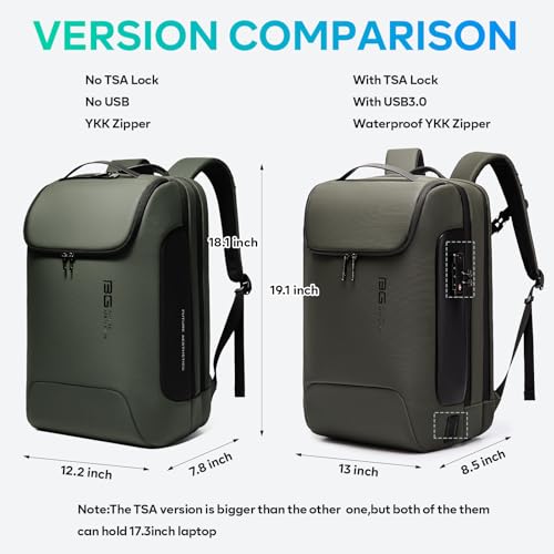 Men's Laptop Backpack for 17.3Inch Notebook