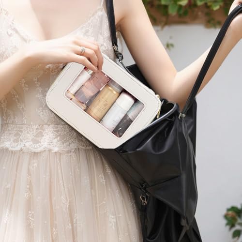 Travel Clear Makeup Bag Set