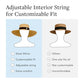 Wide Brim Sun Hat. UPF 50 Sun Protection Hat