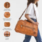 Vintage Genuine Leather Duffle Bag Austin M for Travel or the Gym