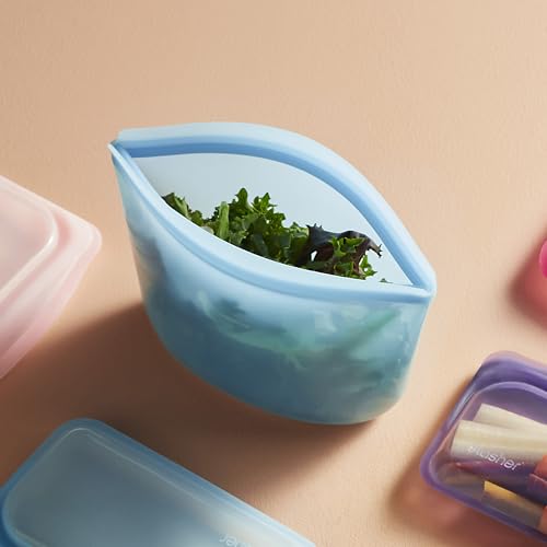 Premium Reusable Silicone Food Storage Bags (4 Count)