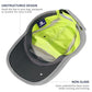 Baseball Cap Nylon Running Cap Outdoor Sports Hat for Men Woman Adjustable Quick Drying Reflective Foldable UPF Inhibit UV Mesh Water Repellency Race Performance Lightweight Bright Green