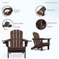 Outdoor Adirondack Chair Set of 2 with Cup Holders (2 Count)