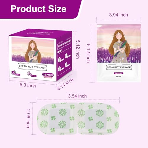 20 Packs Steam Eye Mask (20 Count)