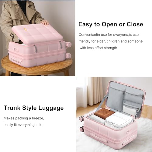 26 Inch Large Expandable Checked Luggage Hard Shell Suitcase