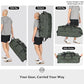 100L U Zip Rolling Duffel Bag with Wheels