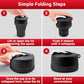 Collapsible Protein Shaker Bottle