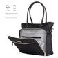 Chelsea Quilted Chevron 15" Laptop & Tablet Business Tote with Removable Shoulder Strap