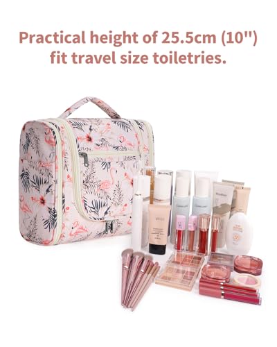 Hanging Toiletry Bag for Women Travel Makeup Bag Organizer Toiletries Bag for Cosmetics Essentials Accessories