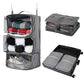 Travel Portable Hanging Shelves Closet Organizer Packing Luggage Storage with Multifunctional and Foldable Invisible Compartment