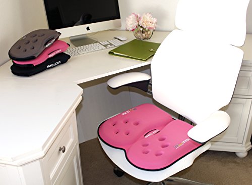 GSeat Ultra Large Gel and Foam Coccyx Seat Cushion for Back Pain Relief
