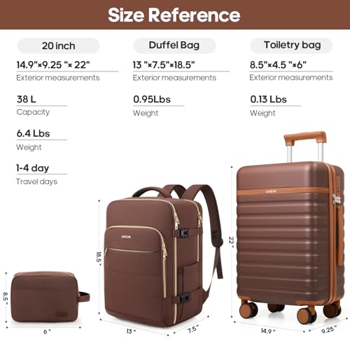 Luggage Sets 3Piece (3 Count)