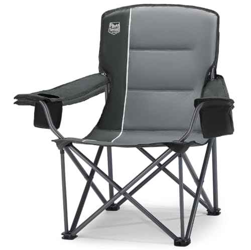 550 LBS Oversized Folding Camping Chair for Adults