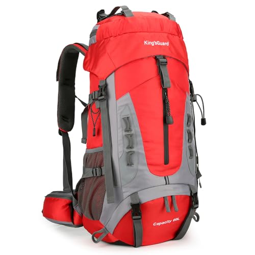 60L Hiking Backpack for Men and Women Lightweight Camping Hiking Backpack with Rain Cover Large Waterproof Travel Backpack Backpacking Pack