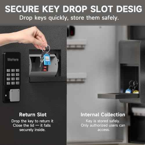 56 Key Lock Box with Key Drop Slot (56 Count)