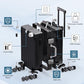 Large Luggage 28 inch Zipperles Suitcase With Spinner Wheels USB Charger Hardside PC Aluminum Frame Luggages Checked Suitcases with TSA Lock