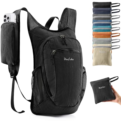 10L Small Hiking Backpack Travel Daypack Lightweight Packable Back Pack for Women Men