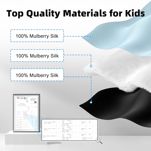 Silk Sleep Eye Mask for Kids (2 Count)