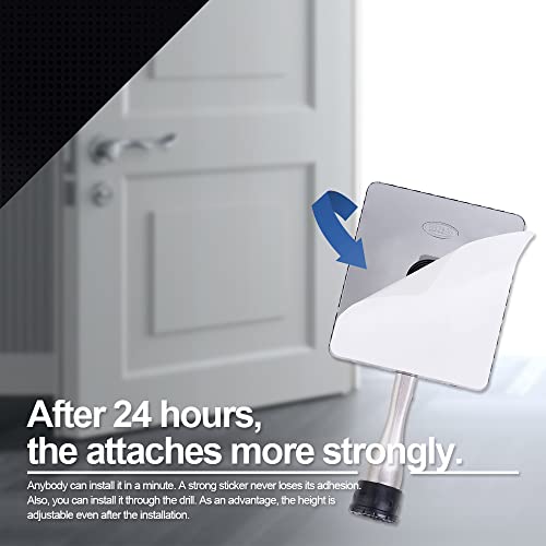 One Touch Doorstop Adhesive Bracket (13.25 Count)