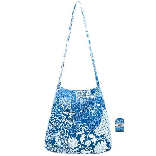 Sling 19L Foldable Packable Crossbody Grocery Bag for Men & Women