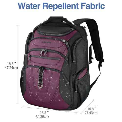 Travel Laptop Backpack 18.4 Inch XXXL Computer Backpack for Men