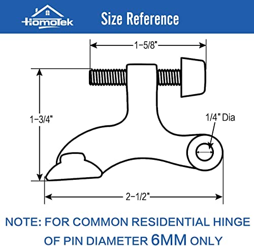 12 Pack Hinge Pin Oil Rubbed Bronze Door Stopper (12 Count)