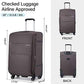 28 Inch Luggage with Spinner Wheels Expandable Large Suitcase with Wheels Softside Check in Luggage Rolling Suitcase with Lock Lightweight Travel Luggage for Men and Women