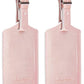 8 Pack Leather Luggage Tags for Suitcases Travel Tag (8 Count)