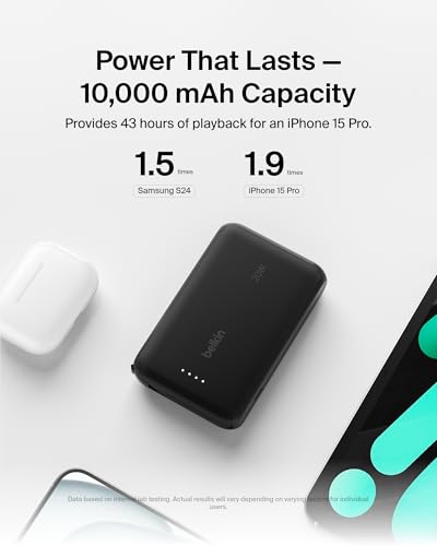 10000mAh 20W USB C Power Bank