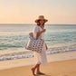 100% Cotton Quilted Tote Bag For Women