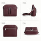 Genuine Leather Crossbody Bags for Women Travel Wallet Purse Burgundy