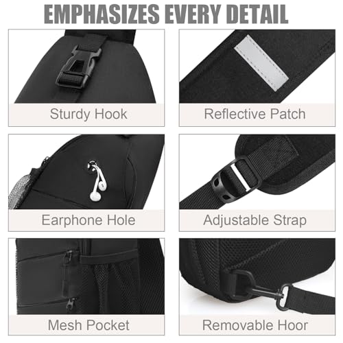 Crossbody Bags for Women Men Trendy Sling Bag Backpack Chest Bag