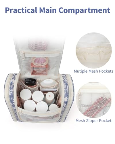 Small Hanging Toiletry Bag Women Travel Makeup Bag Organizer Toiletries Bag for Travel Size Essentials Accessories Cosmetics