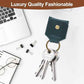 Genuine Leather SD Card Holder Keychain