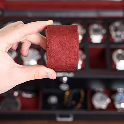 Gift Set 6 Slot Leather Watch Box and 2 Watch Travel Case
