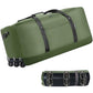 120L Foldable Rolling Duffel Bag with 3 Wheels