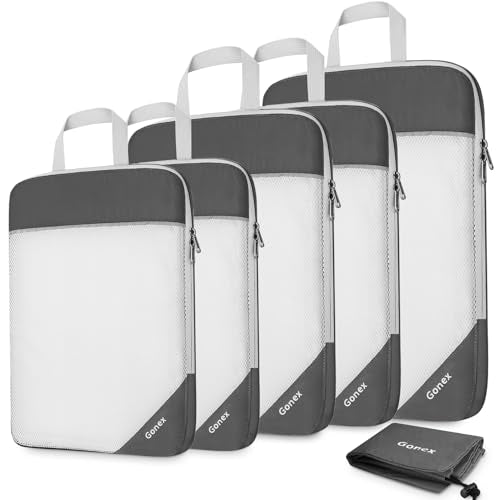 Compression Packing Cubes for Travel (6 Count)