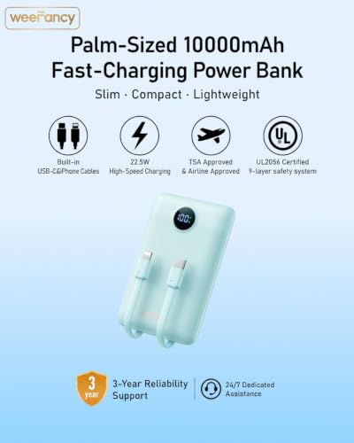 Mini Portable Charger with Built