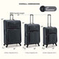 Anzio Softside Expandable Luggage with Spinner Wheels (2 Piece)