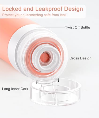 Travel Bottles for Toiletries (4 Count)