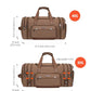 Canvas Duffle Bag for Men Expandable Convertible Travel Gym Duffel