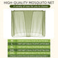 Green Mosquito Net for Bed