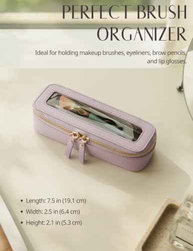 Clear Makeup Bag Travel Cosmetic Case Transparent Toiletry Bag with Zipper